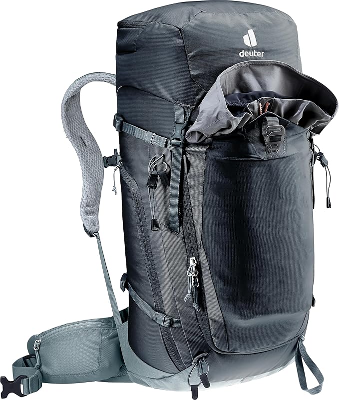 Deuter Unisex Trail Pro 36 Hiking Backpack, 36 Liter - Black-Shale