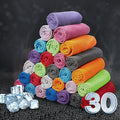 Honoson Cooling Towel Bulk - Neck & Face Cool Chilly Towels Microfiber Breathable Sport Sweat Rag for Gym, Yoga, Travel, Camping, Running, Outdoor