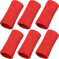 WILLBOND 6 Inch Wrist Sweat Bands for Men Women Tennis Elastic Athletic Long Sweatband Wrist Absorbent for Basketball Tennis Running Outdoor Activity