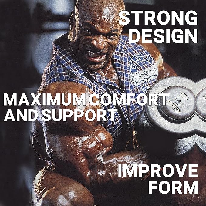 Schiek Ronnie Coleman Signature Series Lifting Gloves - Weight Lifting Grip Gloves /Size : Medium