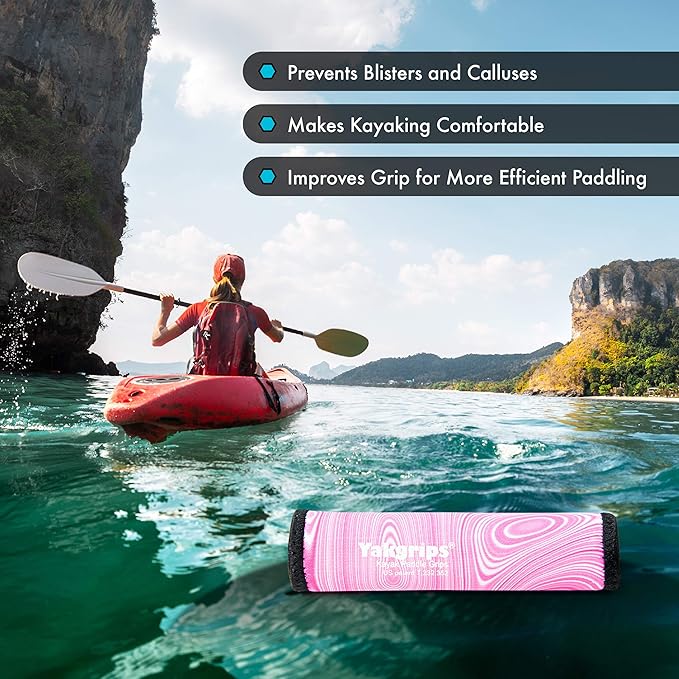 Paddle Grips for Take-Apart Kayak Paddle Shaft, Kayaking Accessories, Non-Slip Grip, Blister Prevention - Cascade Creek
