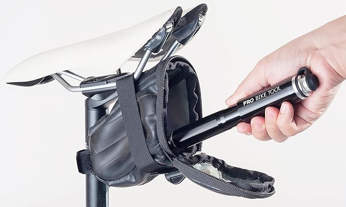 Pro Bike Tool Mini Bike Pump - Compact and Portable Bicycle Tire Pump for Fast Inflation - Compatible with Presta and Schrader Valves - Lightweight and Durable Design - Essential Bicycle Accessories