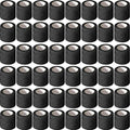 Treela 64 Pack 2" x 5 Yards Self Adhesive Cohesive Bandage Wraps, Elastic Breathable Athletic Tape, Flexible Self Adherent Bandage Rolls for Wrist, Ankle, Fingers, Sports & Pets (Black)