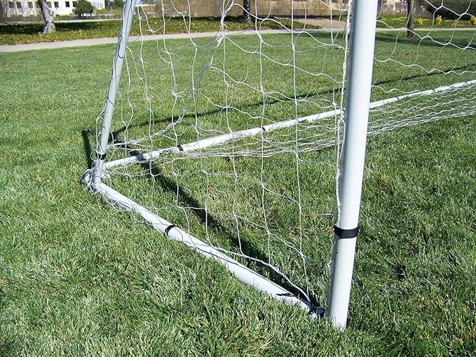Pass 18 x 7 Ft. Official Youth Size. Heavy Duty Steel Soccer Goal w/Two Nets. Regulation Youth, League Size Goals. Professional Practice Training Aid. 18 x 7. 18x7 Foot.(2Nets), White