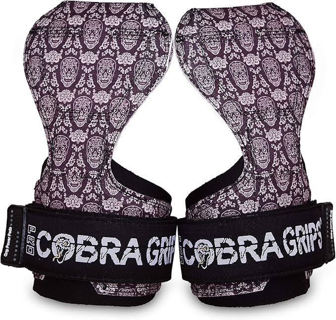 Cobra Grips PRO Weight Lifting Gloves Heavy Duty Straps Alternative Power Lifting Hooks for Deadlifts Adjustable Neoprene Padded Wrist Support Bodybuilding
