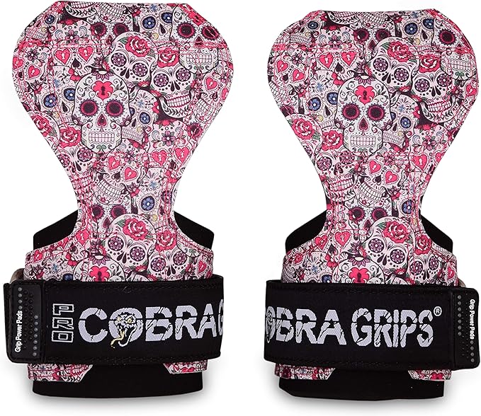 Cobra Grips PRO Weight Lifting Gloves Heavy Duty Straps Alternative Power Lifting Hooks for Deadlifts Adjustable Neoprene Padded Wrist Support Bodybuilding