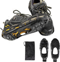 Snow Shoe Grip for Hiking on Snow and Ice, Heavy Duty Traction Aid with Steel Spikes (1 Pair)