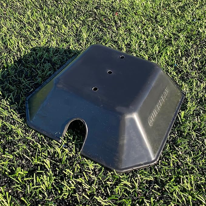 QUICKPLAY Base Weights to Train on Turf & Court | Fits Agility Poles and Kickster Soccer Goals