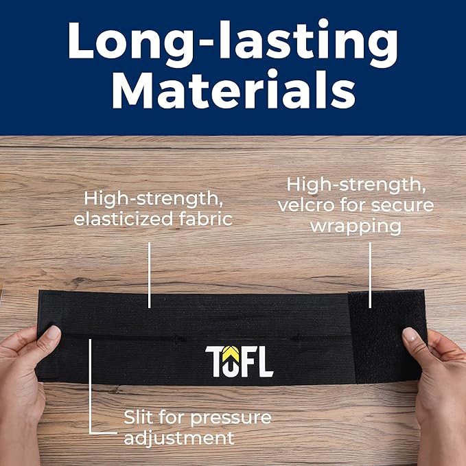 TOFL Baseball Glove Wrap | Premium Elastic Band for Perfect Glove Shape, Break-in & Maintenance | Shape Locker for Men’s & Women’s Softball, Adult & Youth Baseball Mitts, Fits Big & Small Sizes