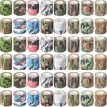 Treela 48 Pack Self Adhesive Wrap Bandage Bulk, 2 Inches x 5 Yards Self Adherent Cohesive Bandage Elastic Athletic Tape Breathable Wound Tape for Stretch Athletic Sports Wrist Ankle(Multi Camo)