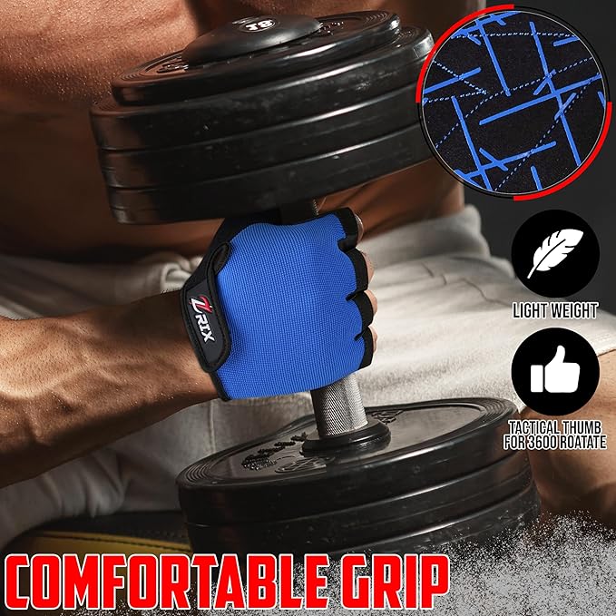 ZRIX Breathable Workout Gloves for Women, Weight Lifting Gloves for Gym, Cycling, Exercise, Fitness and Training, with Excellent Grip and Cushion Pads