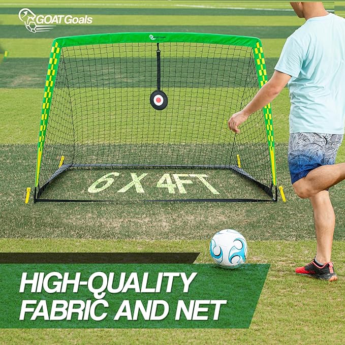 Premium Backyard Soccer Goal Set – Includes Portable Pop-Up Goals, Heavy-Duty Nets, Training Balls, and Full Equipment for Kids and Toddlers – Ideal for Outdoor Play & Skill Development