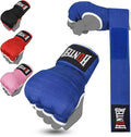 HUNTER Gel Padded Inner Gloves with Hand Wraps for Boxing, Quick Elastic Training Wraps for Men & Women, Muay Thai MMA Kickboxing Martial Arts Knuckle Wrist Protector (Pair)