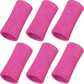 WILLBOND 6 Inch Wrist Sweat Bands for Men Women Tennis Elastic Athletic Long Sweatband Wrist Absorbent for Basketball Tennis Running Outdoor Activity