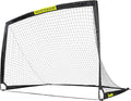 Franklin Sports Blackhawk Backyard Soccer Goal - Portable Pop Up Soccer Nets - Youth + Adult Folding Indoor + Outdoor Goals - Multiple Sizes + Colors - Perfect for Games + Practice