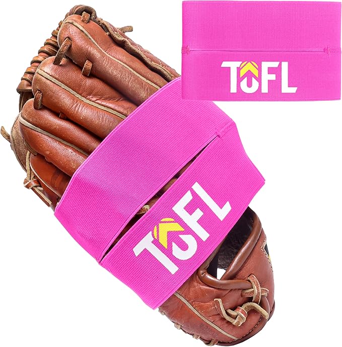 TOFL Baseball Glove Wrap | Premium Elastic Band for Perfect Glove Shape, Break-in & Maintenance | Shape Locker for Men’s & Women’s Softball, Adult & Youth Baseball Mitts, Fits Big & Small Sizes