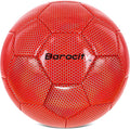 Soccer Ball - Premium Boy and Girl Official Match Ball with Cool Reflective Iridescent Rainbow Hex Pattern, Durable, Indoor, Outdoor, Training, Practice, Playtime and Games
