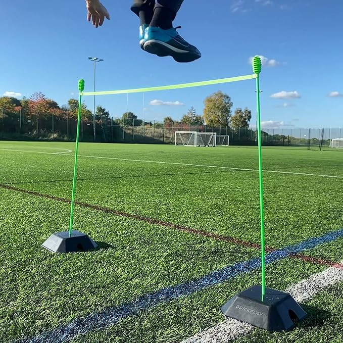 QUICKPLAY Base Weights to Train on Turf & Court | Fits Agility Poles and Kickster Soccer Goals
