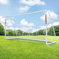 SHANTRA Soccer Goal, 12x6/10x6.5/8x5/6x4FT Soccer Goals for Backyard, Full Size Soccer Nets for Kids & Adults, Portable Soccer Goal with 2 Soccer Nets & 1 Carry Bag, Porterias De Futbol Soccer