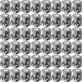 Treela 48 Pack Self Adhesive Wrap Bandage Bulk, 2 Inches x 5 Yards Self Adherent Cohesive Bandage Elastic Athletic Tape Breathable Wound Tape for Stretch Athletic Sports Wrist Ankle(Black Camo)