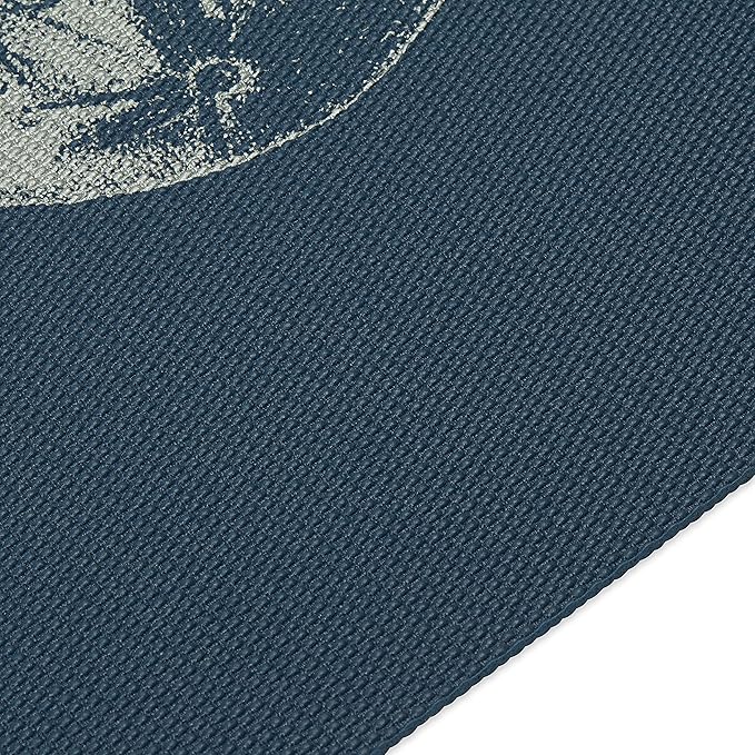 Gaiam Yoga Mat - Premium 6mm Print Reversible Extra Thick Non Slip Exercise & Fitness Mat for All Types of Yoga, Pilates & Floor Workouts (68" x 24" x 6mm Thick)