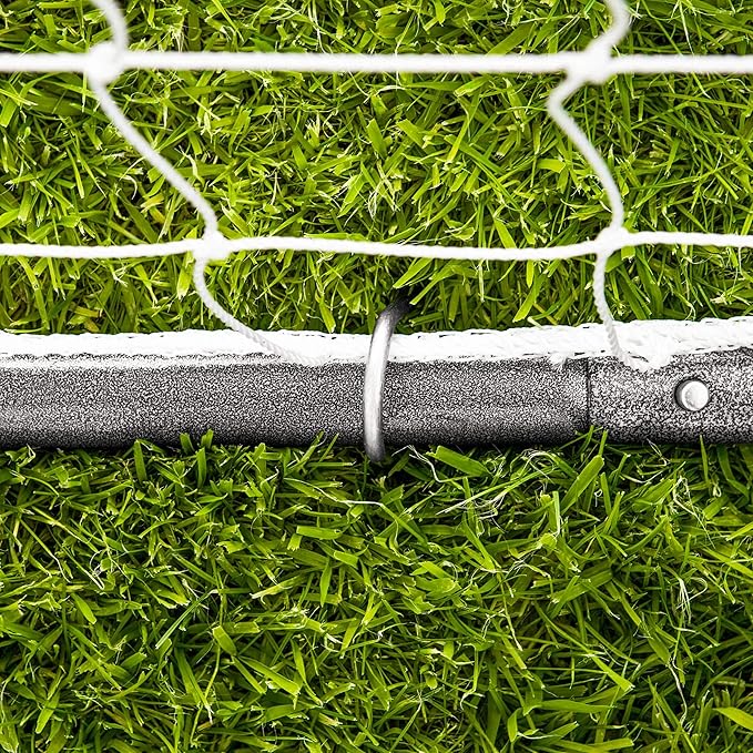 FORZA Steel42 Soccer Goals | Ultra Tough Steel Goal [6 Sizes] | Regulation Size, Weather-Resistant, Portable with Ground Stakes & Optional Rebound Kit