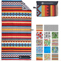 ECCOSOPHY Microfiber Beach Towel - Sand Free Towels are Quick Dry, Light Weight, Super Absorbent - Perfect Pool, Travel, Cruise, Camping Essentials - Oversized Extra Large for Adults 71x35 in