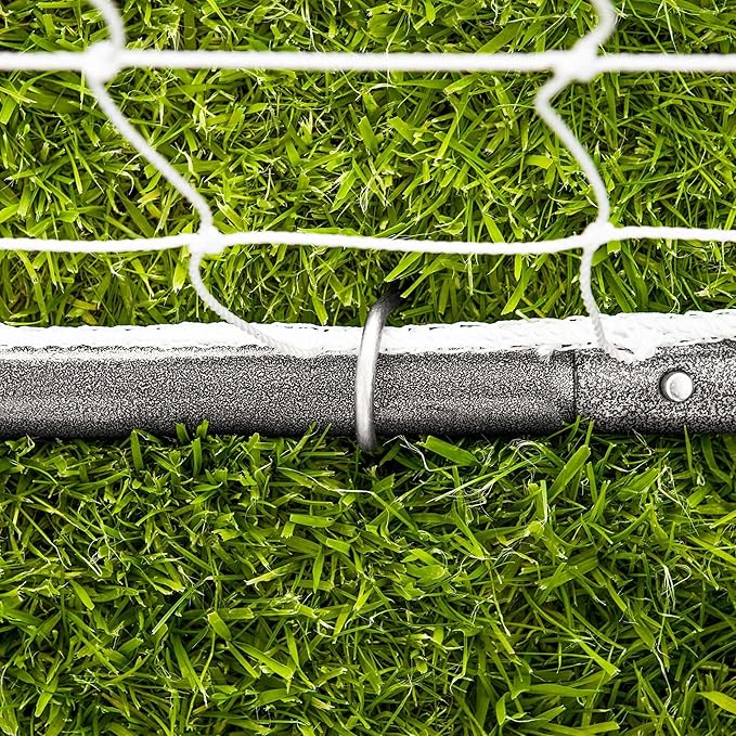 FORZA Steel42 Soccer Goals | Ultra Tough Steel Goal [6 Sizes] | Regulation Size, Weather-Resistant, Portable with Ground Stakes & Optional Rebound Kit